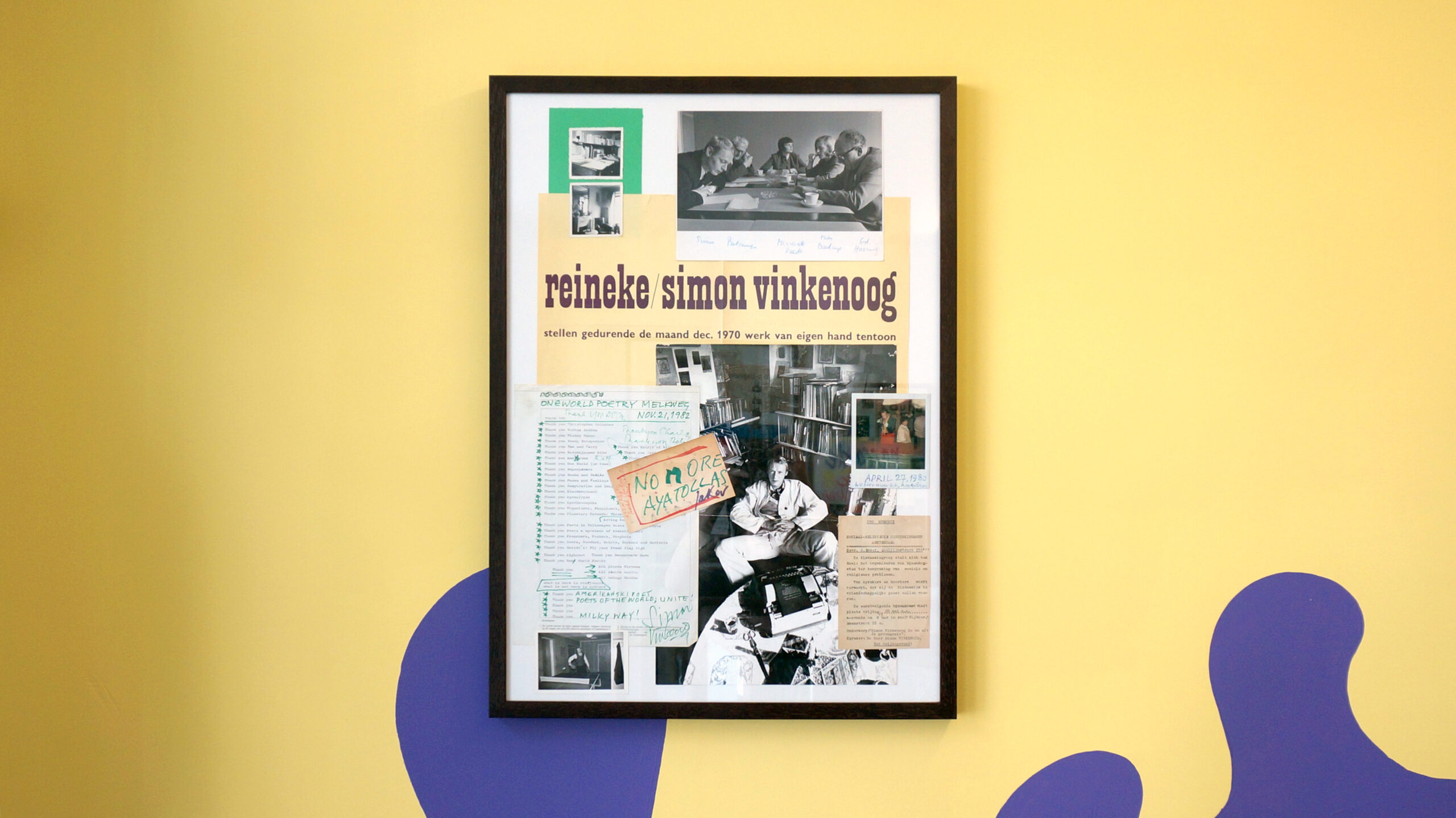 Simon Vinkenoog, een tentoonstelling bij Demian, antiquariaat te Antwerpen