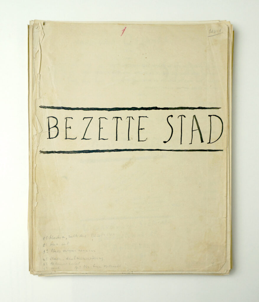 Handschrift Bezette Stad - Demian Antwerpen