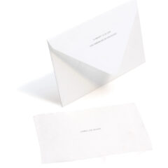 James Lee Byars. Invitation on silk.