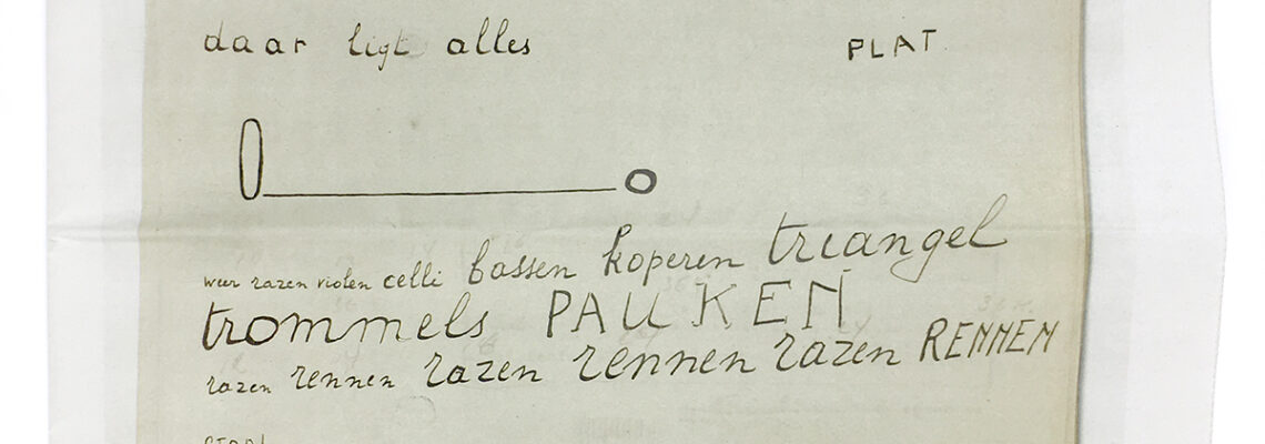 Bezette Stad catalogus handschrift Demian