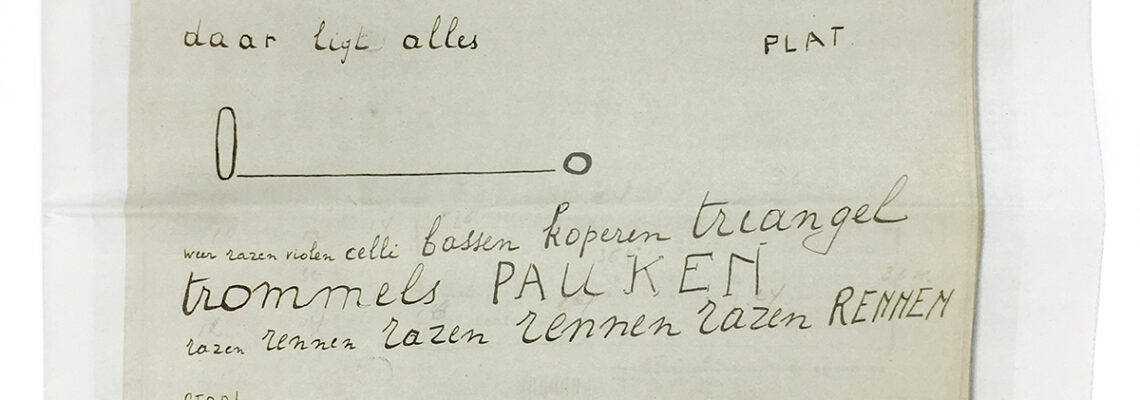 Bezette Stad catalogus handschrift Demian