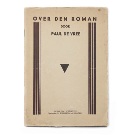 Paul De Vree. Over den Roman.