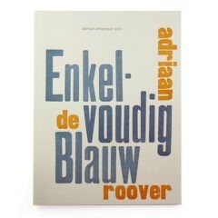 Adriaan de Roover. Enkelvoudig blauw.