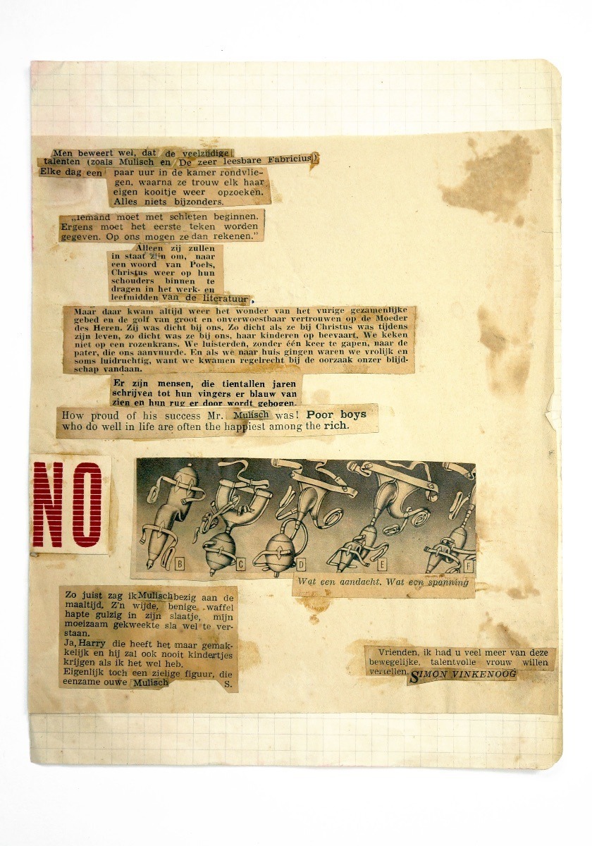 [:nl]Simon Vinkenoog. Ludieke tekstcollage over Harry Mulisch.[:]