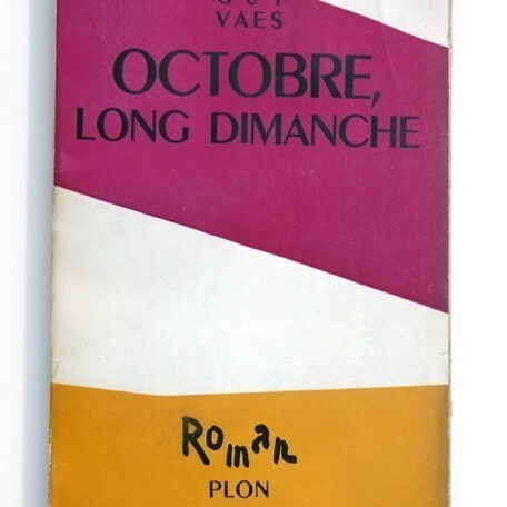 Octobre, long dimanche - Guy Vaes - Demian