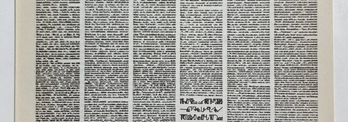 Mirtha Dermisache, Diario no. 1, Guy Schraenen, Demian